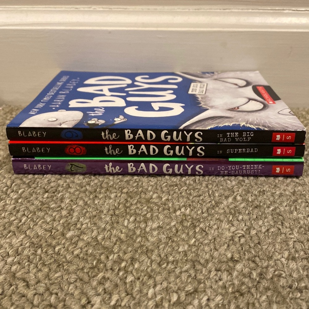 The Bad Guys books 7-9.